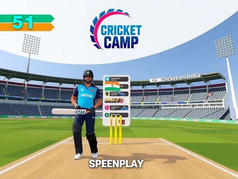 VR Cricket Champ India Stadium Screenshot